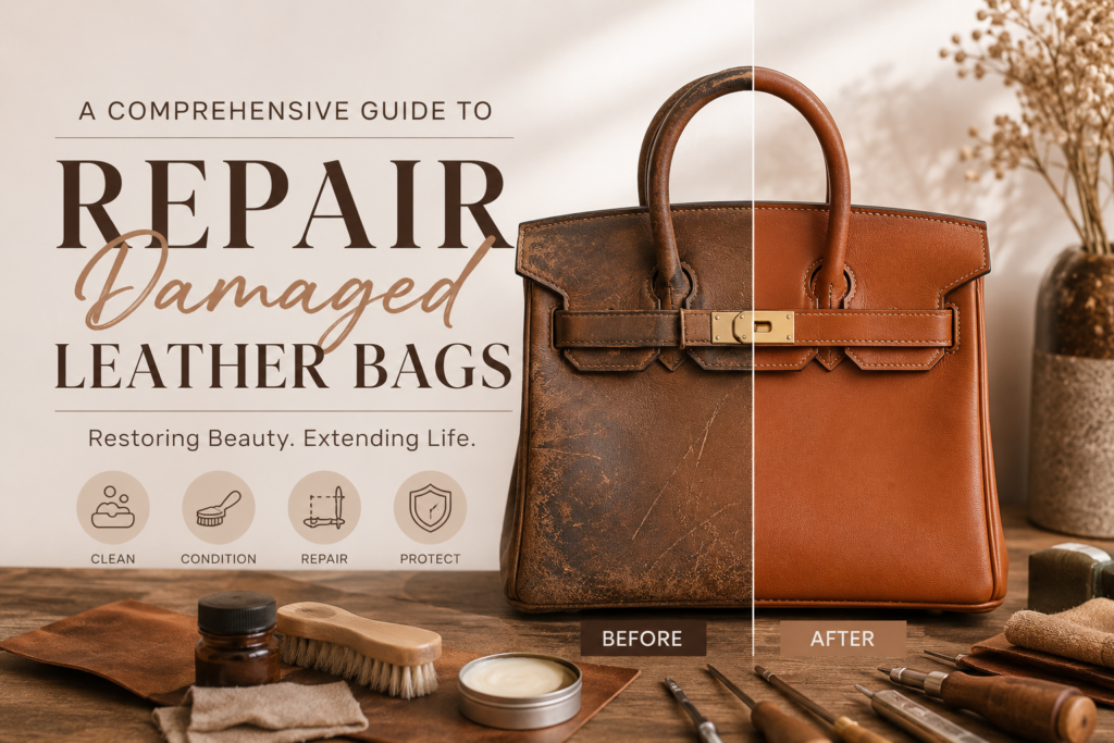 A Comprehensive Guide to Repair Damaged Leather Bags